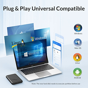 Box Orico Đựng Ổ Cứng HDD/SSD 2.5 inch 25PW1-U3-BK - Hàng chính hãng