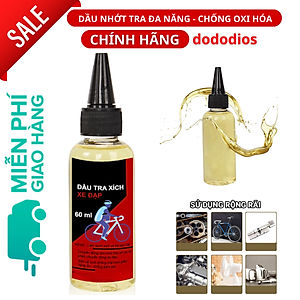 Dầu Máy Làm Trơn Ổ Khóa, Máy Móc, Quạt Điện - Công Thức Không Mùi An Toàn Khi Sử Dụng - Lọ 60ml - Hàng chính Hãng dododios