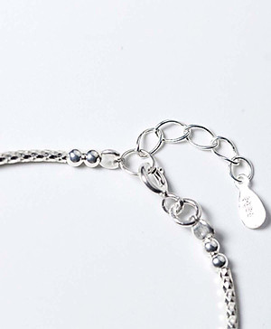 Vòng tay bạc đá Garnet mệnh hỏa, thổ - Ngọc Quý Gemstones