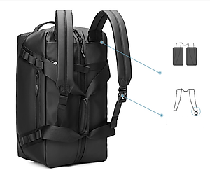 túi xách du lịch thể thao nam kiêm balo du lịch cao cấp phong cách mới(15,6")