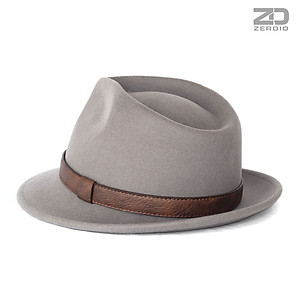 Mũ Phớt Nam Lông Cừu Úc, Nón Fedora Nam Vành Nhỏ Mr Mao Cao Cấp MP041