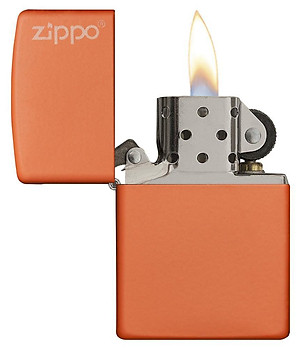Bật lửa Zippo Orange Matte with Zippo Logo 231ZL