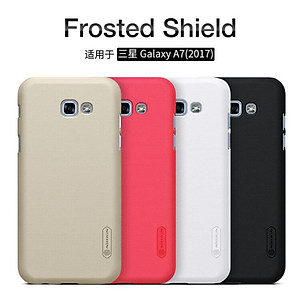 Ốp Lưng Sần chống sốc cho Samsung Galaxy A7 2017 hiệu Nillkin Super Frosted Shield - Hàng Chính Hãng