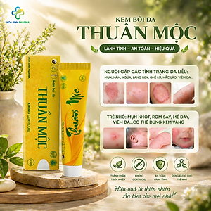 Combo 5 tuýp kem bôi da thuần mộc trị hăm chàm sữa mụn nhọt Thanh Mộc Hương 16g