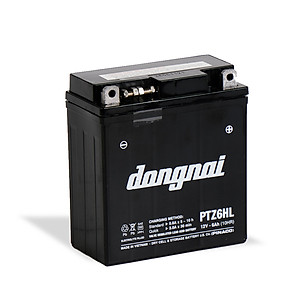 Ắc quy khô miễn bảo dưỡng Đồng Nai PTZ6HL | 12V - 6Ah