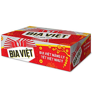Thùng 24 Lon Bia Việt (330ml/lon)