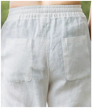 quần nam đũi linen đi biển