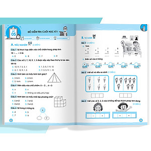 Sách Đề Ôn Luyện Và Tự Kiểm Tra Toán Lớp 1 Tập 1