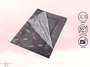 Áo Bảo Vệ Nệm Bông Xuất Nhật Loại 2 Mặt Có Khóa Kéo [Đủ size] - Giao Màu Ngẫu Nhiên