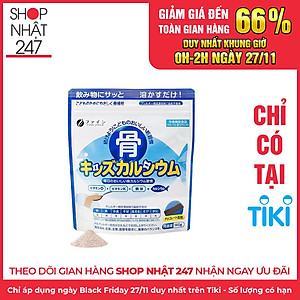 Bột canxi cá tuyết Fine cho trẻ em Nhật Bản (140g)
