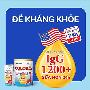 Sữa non Nutricare ColosCare 0+ hỗ trợ tiêu hóa, tăng cường hệ miễn dịch (800g)