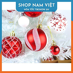 Bộ Quả Châu Nhiều Kiểu Dáng Trang Trí Giáng Sinh Cao Cấp