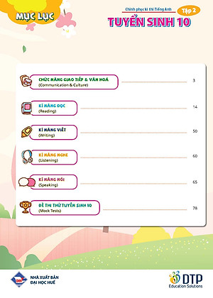 Sách - Dtpbooks - Trọn bộ sách chinh phục kì thi Tuyển sinh 10