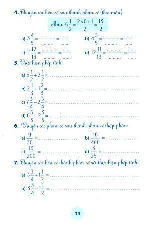 Sách Vở Bài Tập Môn Toán Học Kì 1 (Lớp 5)