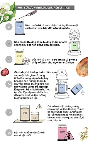 Nến ly tròn sáp đậu nành Yankee Candle size L (567g) - Seaside Woods