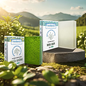 Xà Bông Tắm Thuần Chay Cao Cấp Lá Trầu Không Heebee's Sạch Khuẩn, Ngăn Ngừa Vi Khuẩn, Giảm Mụn Lưng, Giảm Sần 100G