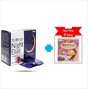 Viên uống điều chỉnh cân nặng Night Diet Orihiro hộp 60 gói