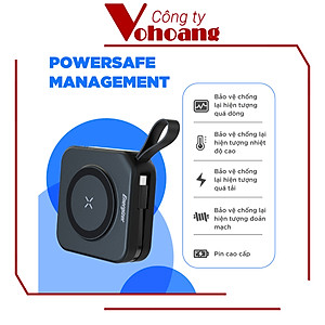 [Mỹ] Sạc dự phòng Energizer QM10001AC Thông minh Sạc nam châm từ tính Dung lượng 10000mAh - Hàng chính hãng 