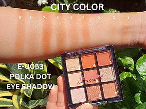 Phấn mắt CITY COLOR Polka dot 9 ô.