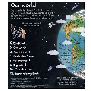 Sách tương tác tiếng Anh - Usborne Look Inside Our World