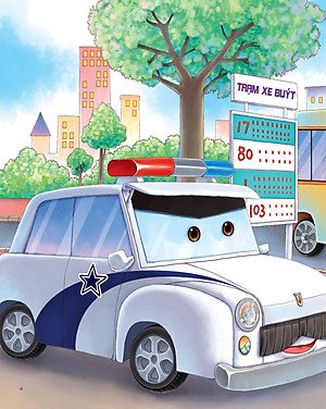 Sách Những Chiếc Xe Hiệp Sĩ: Xe Cảnh Sát Bắt Trộm (Tái Bản 2019)
