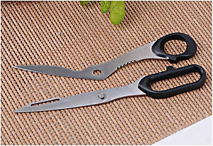 Combo kéo cắt càng cua Echo Metal + kéo cắt gà/thịt đầu cong - nội địa Nhật Bản