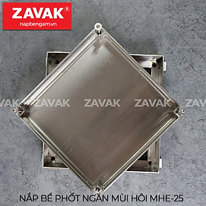 Nắp bể phốt ngăn mùi inox Zavak MHe25