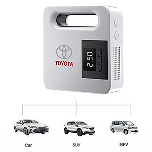 (TOYOTA) Bơm Lốp Điện Tử TOYOTA Tự Ngắt Cao Cấp, Dây Dài Đến 4 Bánh Xe, Lõi Đồng Mạnh Mẽ Bền Bỉ