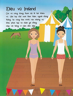 Sách Dán Hình Sáng Tạo Trang Phục Búp Bê - Vũ Điệu Đam Mê