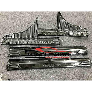 Ốp bậc cửa trong ngoài titan Kia Soluto