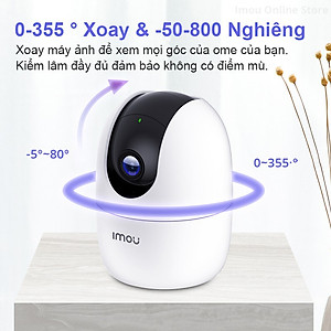 Camera IMOU Wifi A22EP 1080P(2M) xoay 360 độ đàm thoại 2 chiều trong nhà - Hàng chính hãng