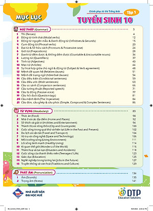 Chinh phục kì thi Tiếng Anh - Tuyển sinh 10 tập 1