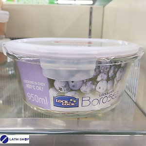 Combo 3 Hộp Thủy Tinh Chịu Nhiệt Glass Euro Lock&Lock LLG861 (950ml)