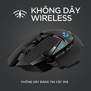 Chuột game không dây Lightspeed Logitech G502 - Hàng chính hãng