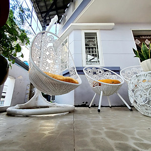 Bộ xích đu đồng tiền NAVICOM ( trắng) 