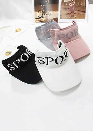 Nón lưỡi trai thể thao nữa đầu thêu chữ Sport cá tính - NTT03
