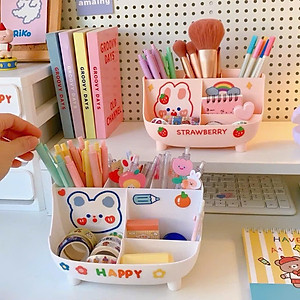 Kệ Đựng Bút 6 Ngăn – Hộp Đựng Đồ Đa Năng Trang Trí Bàn Học Văn Phòng Phẩm - HÀNG CHÍNH HÃNG MINIIN