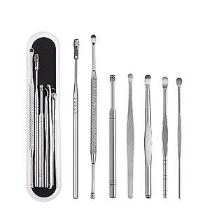 Bộ Dụng Cụ Ráy Tai 7 Món Chất Liệu Inox An Toàn