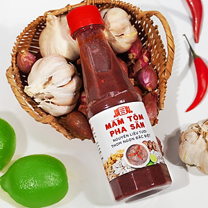 Mắm tôm thùng gỗ Làng Chài Xưa nguyên liệu tôm tép tươi, thơm ngon đặc biệt chai 260g