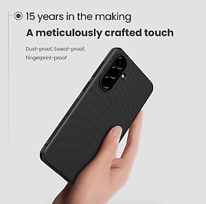 Ốp lưng cho Samsung A16 , A26 , A36 , A56 hiệu Nillkin Frosted Shield Pro chống sống chống vân tay - Hàng nhập khẩu