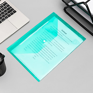 Bìa nút túi hồ sơ tài liệu A4 loại dày màu tự chọn Deli - Phù hợp học sinh văn phòng - Nhiều màu