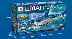 Đồ chơi lắp ráp xếp hình: Bảo vệ biển sâu - Qman 42113 (237 Chi tiết)