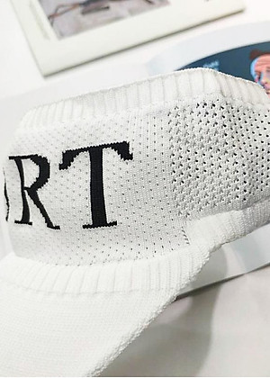 Nón lưỡi trai thể thao nữa đầu thêu chữ Sport cá tính - NTT03
