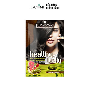 Gội Phủ Bạc 100% Siêu Dưỡng 30ml Lavox - Đen