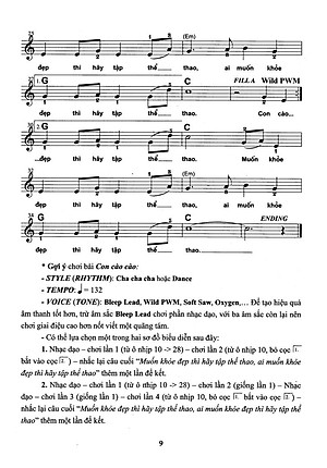 Sách Thực Hành Biểu Diễn Organ Cho Thiếu Nhi – Tập 2