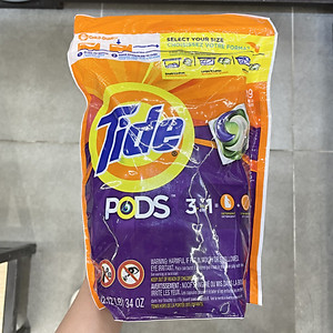 VIÊN GIẶT TIDE 3 IN 1 HƯƠNG SPRING MEADOW 42 viên - Dạng túi