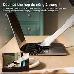 Máy Hút Bụi Lau Nhà Roborock H60 Lực Hút 20.000 Pa Gập 90 Độ - Hàng Chính Hãng