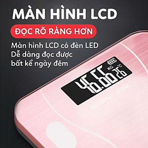 Cân Điện Tử Bluetooth Sạc USB, Cân Sức Khỏe Thông Minh Kết Nối App Đo Chỉ Số Cơ Thể Chính Xác - HÀNG CHÍNH HÃNG MINIIN
