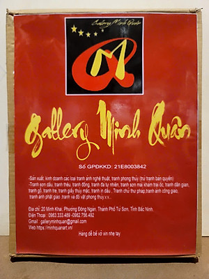 Tranh sơn mài khảm ốc -Thuận Buồm Xuôi Gió