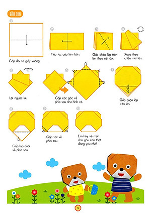 Sách Em Tập Gấp Hình 3-4 Tuổi - Nâng Cao (Tái Bản)
